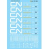 MICROSCALE DECAL 87-1300 - CANADIAN NATIONAL 50' BOXCARS