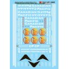 MICROSCALE DECAL 87-1052 - CANADIAN PACIFIC DIESEL LOCOMOTIVES - HO SCALE