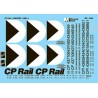 MICROSCALE DECAL MC-4339 - CANADIAN PACIFIC CABOOSES - HO SCALE