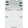 MICROSCALE DECAL 87-809 - CANADIAN POTASH COVERED HOPPERS - HO SCALE