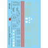 MICROSCALE DECAL 87-1126 - CENTRAL OF GEORGIA PASSENGER CARS - HO SCALE