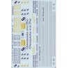 MICROSCALE DECAL 87-47 - CHESAPEAKE & OHIO DIESEL LOCOMOTIVES - HO SCALE