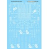 MICROSCALE DECAL 87-1045 - CHESAPEAKE & OHIO HOPPERS - HO SCALE