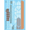 MICROSCALE DECAL 87-15 - CHICAGO BURLINGTON & QUINCY DIESEL LOCOMOTIVES - HO SCALE