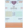 MICROSCALE DECAL 87-609 - CHICAGO BURLINGTON & QUINCY DIESEL LOCOMOTIVES - HO SCALE