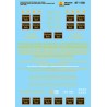 MICROSCALE DECAL 87-1130 - CHICAGO BURLINGTON & QUINCY STEAM LOCOMOTIVES - HO SCALE