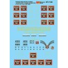 MICROSCALE DECAL 87-1140 - CHICAGO BURLINGTON & QUINCY STEAM LOCOMOTIVES - HO SCALE