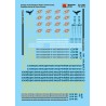 MICROSCALE DECAL 87-290 - CHICAGO & NORTHWESTERN DIESEL LOCOMOTIVES - HO SCALE