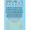 MICROSCALE DECAL 87-541 - CHICAGO & NORTHWESTERN DIESEL LOCOMOTIVES - HO SCALE