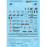 MICROSCALE DECAL 87-1167 - CHICAGO & NORTHWESTERN CABOOSES - HO SCALE