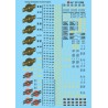 MICROSCALE DECAL 87-1299 - CHICAGO & NORTHWESTERN COVERED HOPPERS - HO SCALE