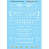 MICROSCALE DECAL 87-966 - CLINCHFIELD BOXCARS - HO SCALE
