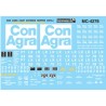 MICROSCALE DECAL MC-4276 - CON AGRA COVERED HOPPER - HO SCALE
