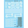 MICROSCALE DECAL 87-740 - CONRAIL DIESEL LOCOMOTIVES - HO SCALE