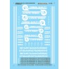 MICROSCALE DECAL 87-987 - CONRAIL DIESEL LOCOMOTIVES - HO SCALE