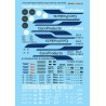 MICROSCALE DECAL 87-727 - CORN PRODUCTS COVERED HOPPERS - HO SCALE