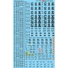 MICROSCALE DECAL 87-1311 - CSX COVERED HOPPERS - HO SCALE