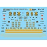 MICROSCALE DECAL MC-4145 - CSX REBUILT HOPPERS - HO SCALE