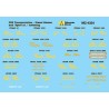 MICROSCALE DECAL MC-4324 - CSX DIESEL LOCOMOTIVE NAMES - HO SCALE