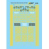 MICROSCALE DECAL 87-582 - DELAWARE & HUDSON DIESEL LOCOMOTIVES - HO SCALE