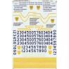 MICROSCALE DECAL 87-587 - DELAWARE & HUDSON DIESEL LOCOMOTIVES - HO SCALE
