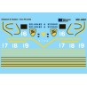 MICROSCALE DECAL MC-4061 - DELAWARE & HUDSON DIESEL LOCOMOTIVES - HO SCALE