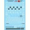 MICROSCALE DECAL 87-60 - DENVER & RIO GRANDE WESTERN STEAM LOCOMOTIVES & CABOOSES - HO SCALE