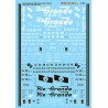 MICROSCALE DECAL 87-82 - DENVER & RIO GRANDE WESTERN 50' BOXCARS - HO SCALE