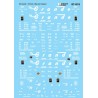 MICROSCALE DECAL 87-816 - DENVER & RIO GRANDE WESTERN HOPPERS - HO SCALE