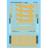 MICROSCALE DECAL 87-1128 - DENVER & RIO GRANDE WESTERN DIESEL LOCOMOTIVES - HO SCALE