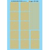 MICROSCALE DECAL 87-1129 - DENVER & RIO GRANDE WESTERN DIESEL LOCOMOTIVE STRIPES - HO SCALE