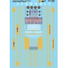 MICROSCALE DECAL 87-1269 - DULUTH MISSABE & IRON RANGE DIESEL LOCOMOTIVES - HO SCALE