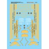MICROSCALE DECAL 87-991 - DULUTH WINNIPEG & PACIFIC / GRAND TRUNK WESTERN DIESEL LOCOMOTIVES - HO SCALE