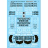 MICROSCALE DECAL 87-927- ELECTRO-MOTIVE-DIVISION DIESEL LOCOMOTIVES - HO SCALE