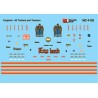 MICROSCALE DECAL MC-4192 - ENGLAND TRUCKING TRAILERS - HO SCALE