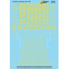 MICROSCALE DECAL 87-91 - ERIE RAILROAD STEAM LOCOMOTIVES - HO SCALE