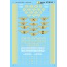 MICROSCALE DECAL 87-876 - ERIE RAILROAD DIESEL LOCOMOTIVES - HO SCALE