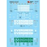 MICROSCALE DECAL 87-877 - EVERGREEN CONTAINERS - HO SCALE