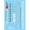 MICROSCALE DECAL 87-1117 - FIRST UNION RAIL DIESEL LOCOMOTIVES - HO SCALE