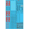 MICROSCALE DECAL 87-1308 - FMC CHEMICALS / XTRA COVERED HOPPERS - HO SCALE
