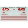 MICROSCALE DECAL MC-4058 - GATX CAPITAL DIESEL LOCOMOTIVES - HO SCALE
