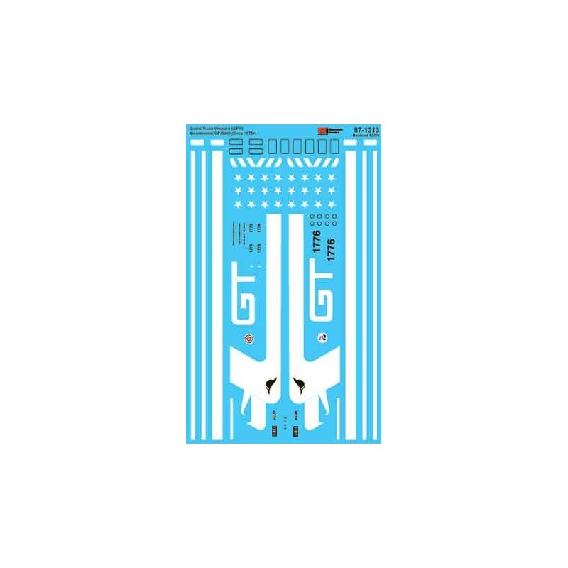 MICROSCALE DECAL 87-1313 - GRAND TRUNK WESTERN DIESEL LOCOMOTIVES - HO SCALE