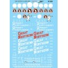 MICROSCALE DECAL 87-926 - GREAT NORTHERN BOXCARS - HO SCALE