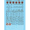 MICROSCALE DECAL 87-1336 - GREAT NORTHERN COVERED HOPPERS - HO SCALE