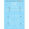 MICROSCALE DECAL 87-741 - GREENBRIER HUSKY STACK CARS - HO SCALE