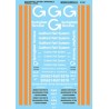 MICROSCALE DECAL 87-951 - GUILFORD DIESEL LOCOMOTIVES - HO SCALE