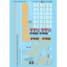MICROSCALE DECAL 87-1396 - HERZOG / RAILGON GONDOLAS - HO SCALE