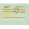 MICROSCALE DECAL MC-4233 - HUDSON BAY RAILWAY DIESEL LOCOMOTIVES - HO SCALE
