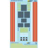 MICROSCALE DECAL 87-551 - IOWA INTERSTATE DIESEL LOCOMOTIVES - HO SCALE