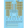 MICROSCALE DECAL 87-769 - JB HUNT CONTAINERS - HO SCALE